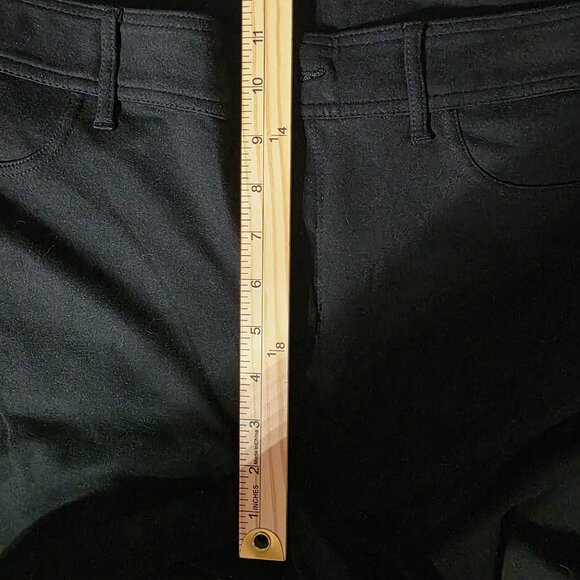 Seven7 Black Pull On High Rise Skinny Stretch Ponte Pants Size 18 - Picture 6 of 8